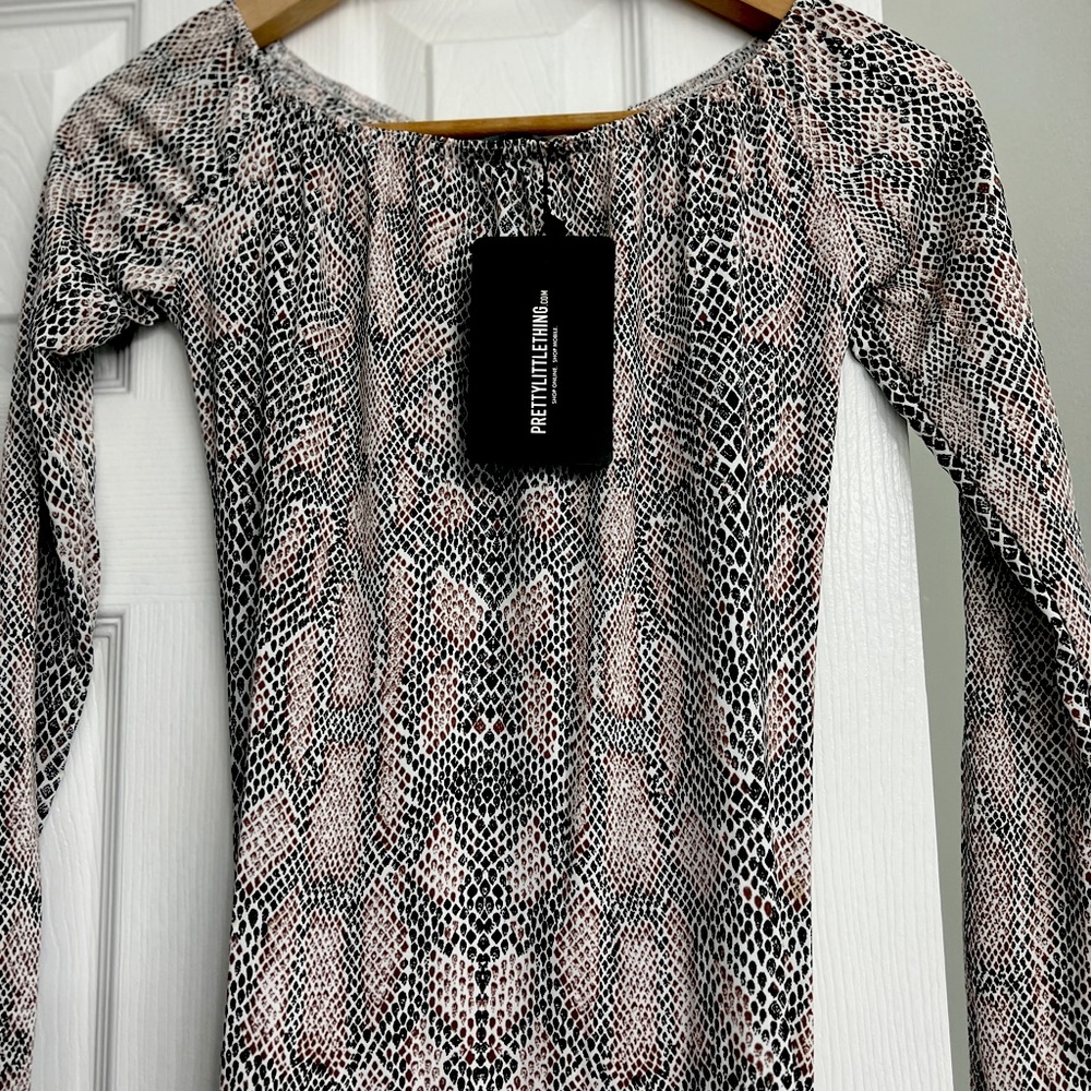 Pretty Little Thing leopard print dress